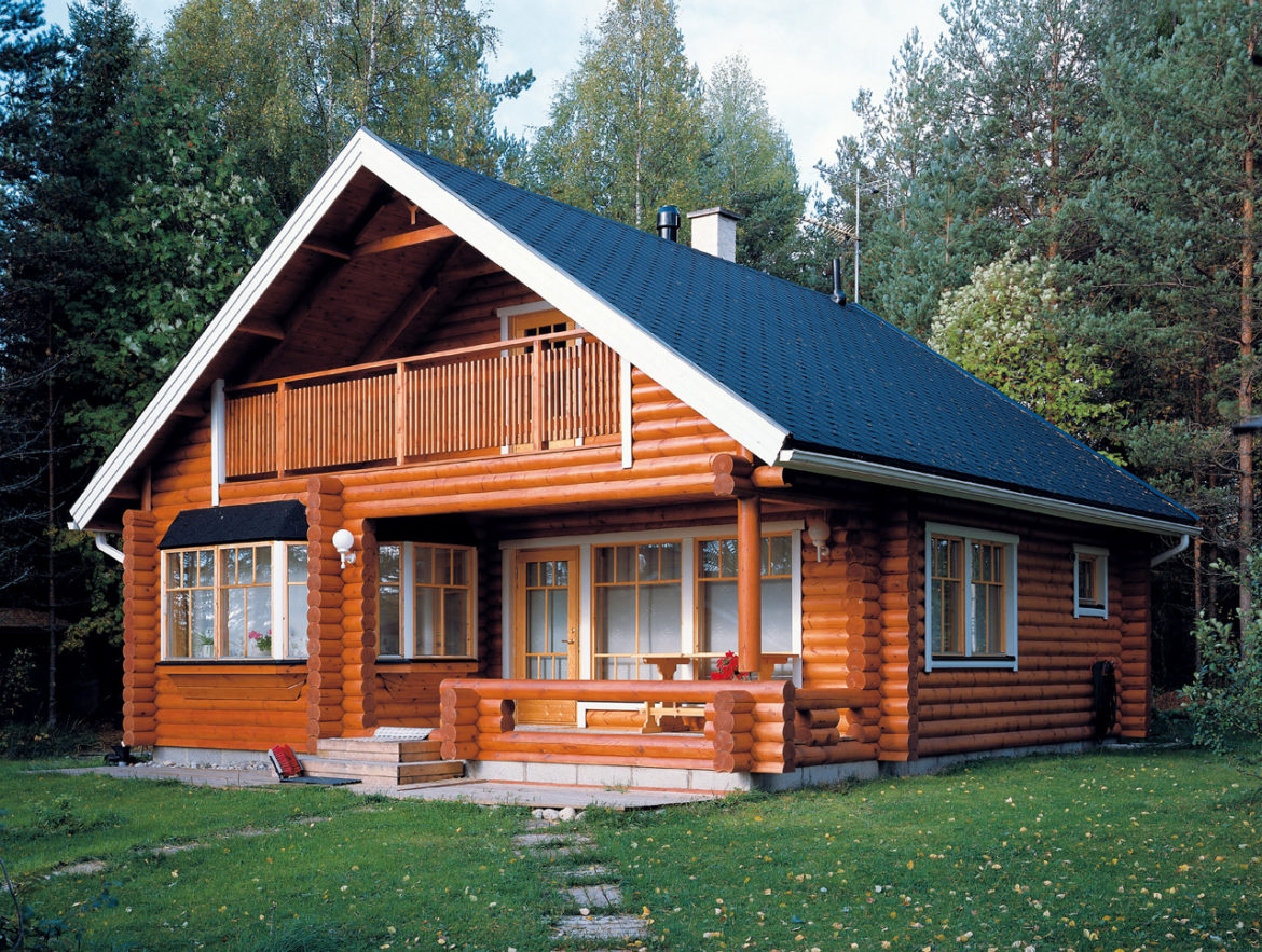 деревянный дом