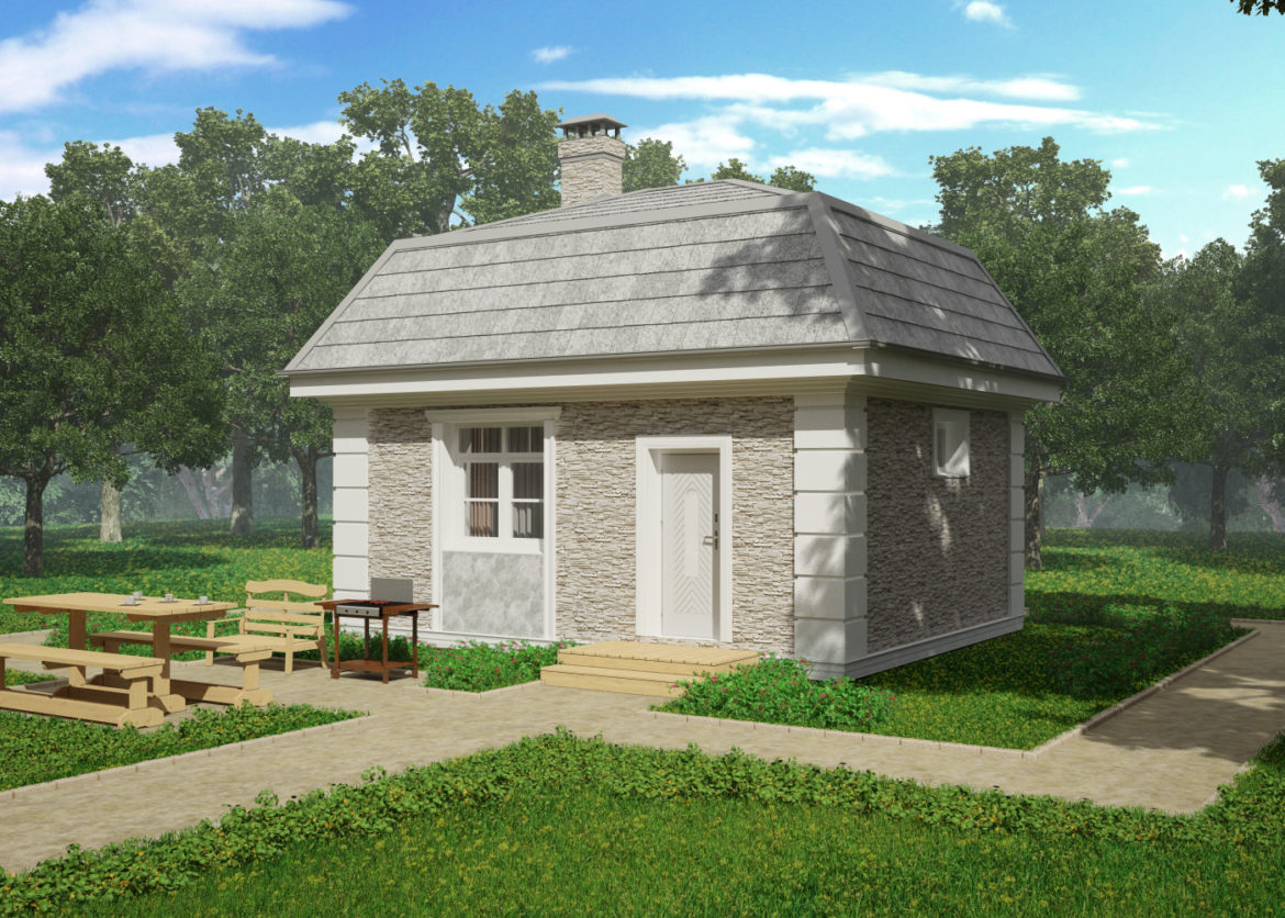 баня из пеноблоков