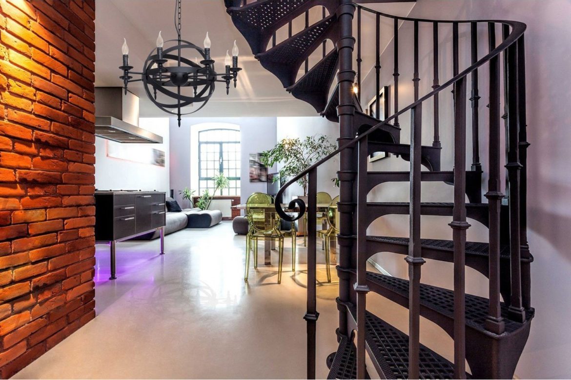 Металлические лестницы для частных домов